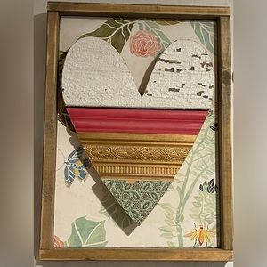 Olive wood Designs handmade heart from my favorite maker. All one of a kind.